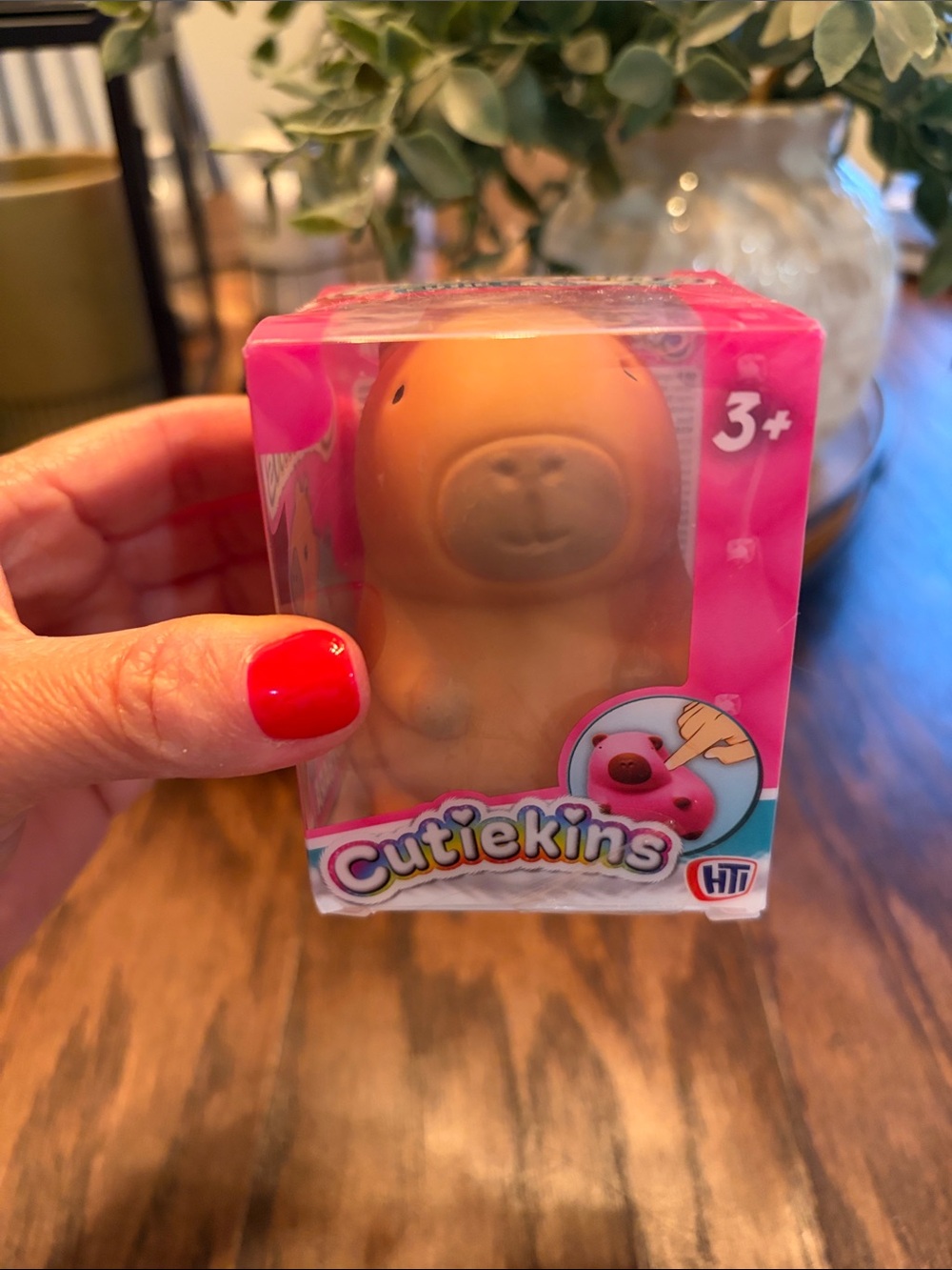 Capybara Cutiekins collectible squishy toy in original packaging